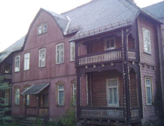 Sanatorium,Lehrerheim,Musikschule,FDGB-Heim von hinten